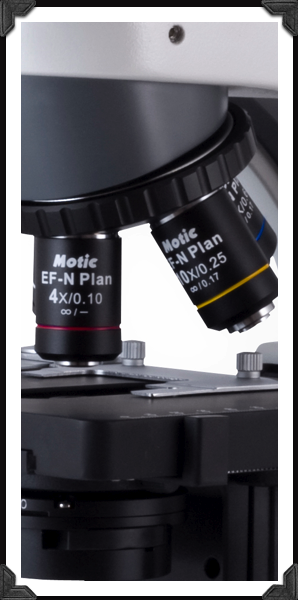 Microscope trinoculaire Motic Elite BA 210E (Pack 60X professionnel)